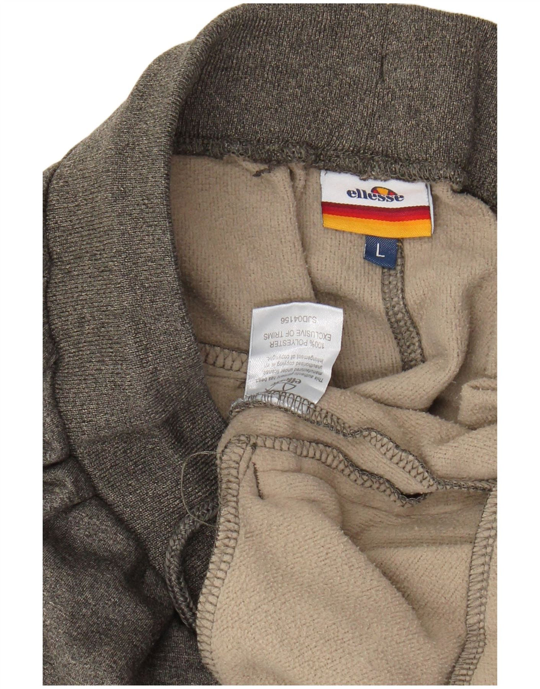 Ανδρική φόρμα ELLESSE Παντελόνι Joggers Μεγάλο Γκρι με φλύκταινες πολυεστέρα