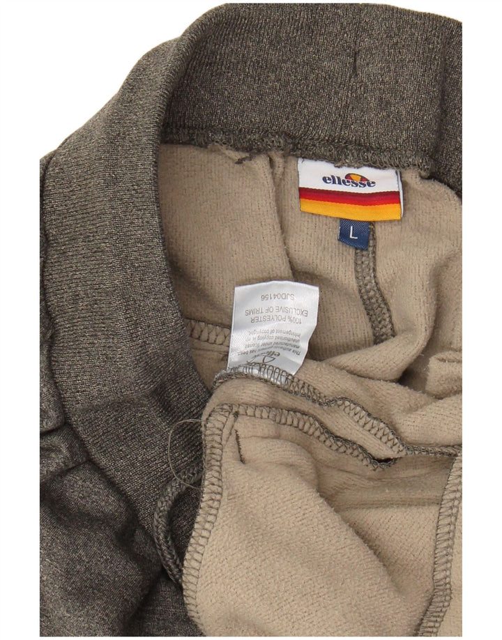 Ανδρική φόρμα ELLESSE Παντελόνι Joggers Μεγάλο Γκρι με φλύκταινες πολυεστέρα