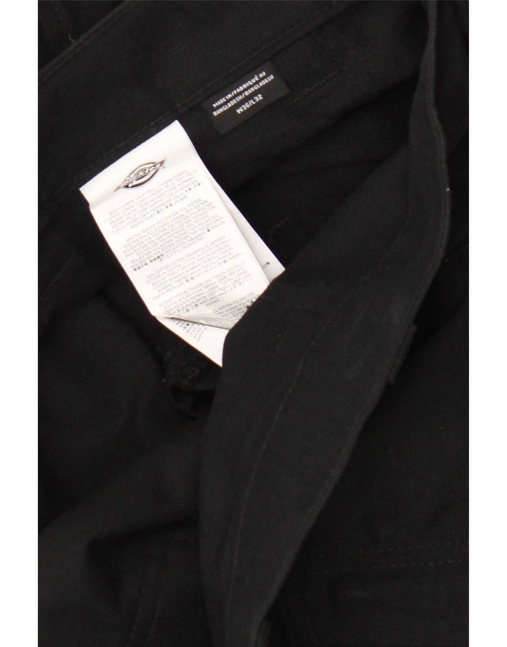 Ανδρικό ίσιο παντελόνι Cargo Dickies W36 L32 Μαύρο πολυεστέρα