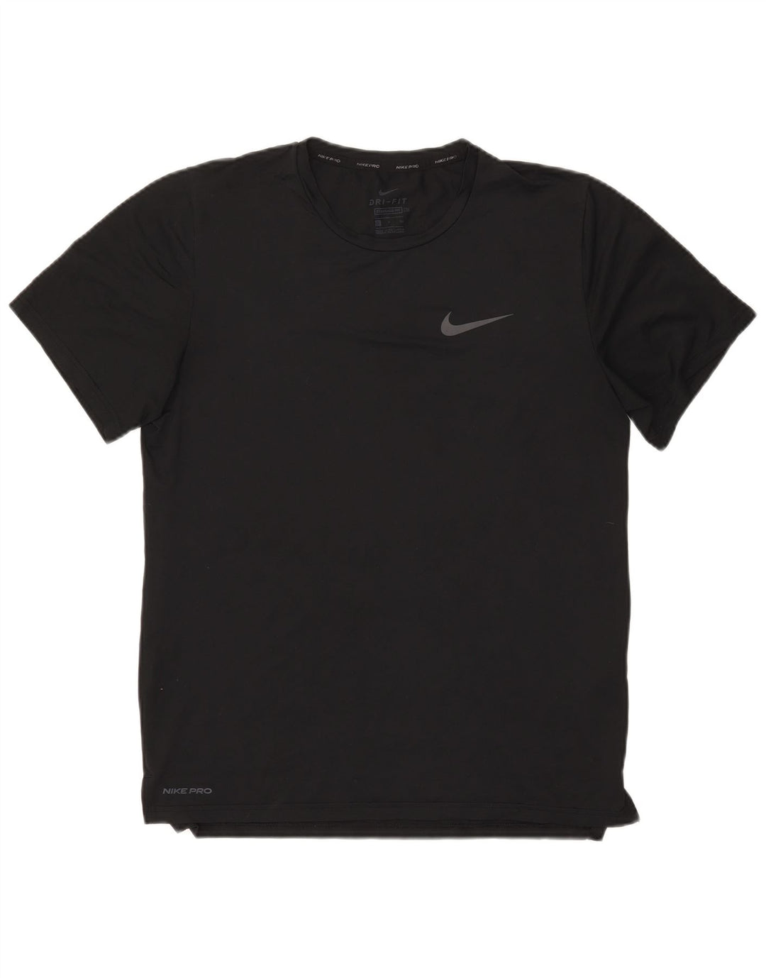 Μπλουζάκι NIKE Ανδρικό Dri Fit Standard Εφαρμογή Τοπ μικρού μαύρου πολυεστέρα