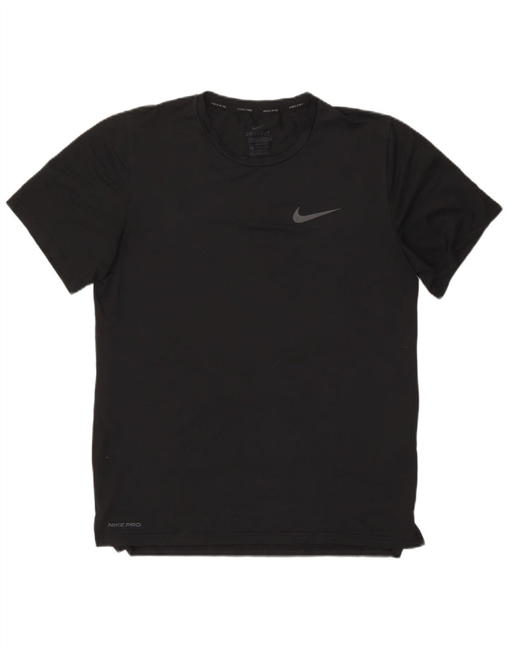 Μπλουζάκι NIKE Ανδρικό Dri Fit Standard Εφαρμογή Τοπ μικρού μαύρου πολυεστέρα