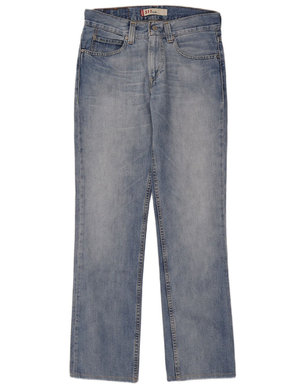 Levi's Womens 511 Slim Jeans W31 L32 Blue