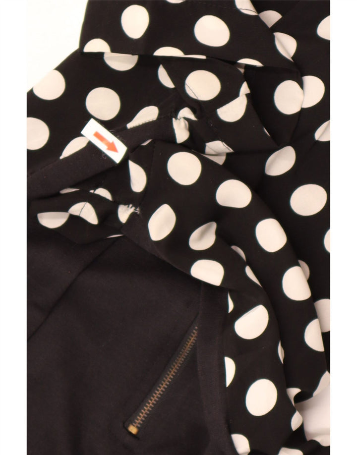 Zara Γυναικείο φόρεμα Shift UK 12 Medium Black Pot Polyester