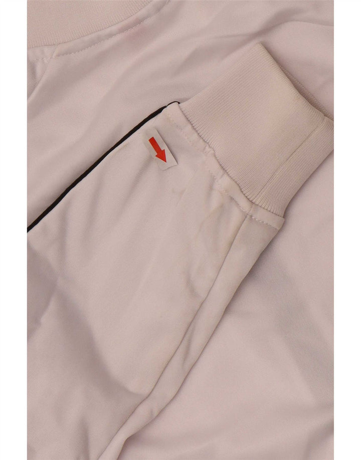 Γυναικεία φόρμα γραφικών Kappa Top Jacket UK 10 Small White Colourblock