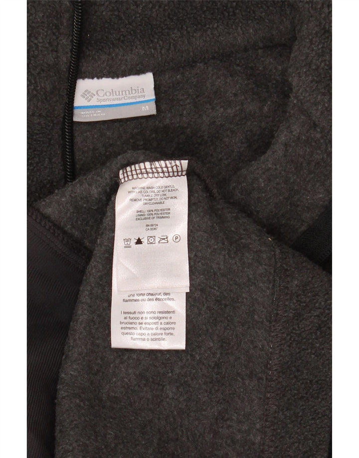 COLUMBIA Γυναικείο Fleece Gilet UK 14 Medium Grey Polyester