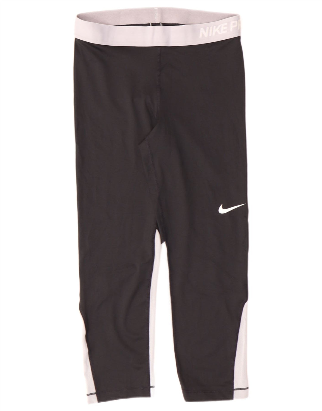 Γυναικεία κολάν Nike Dri Fit UK 14 Αθλητικά μεσαίου μαύρου πολυεστέρα