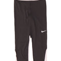 Γυναικεία κολάν Nike Dri Fit UK 14 Αθλητικά μεσαίου μαύρου πολυεστέρα