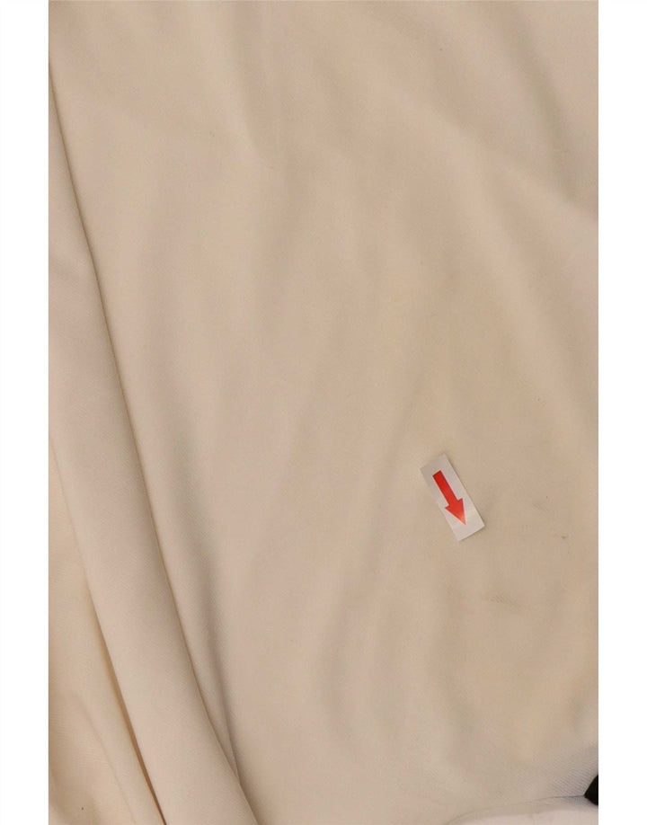 Zara Γυναικείο T-Shirt Top UK 14 Medium Off White Polyester