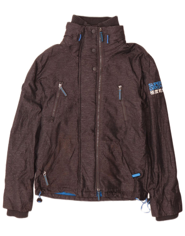 Superdry Mens Windattacker Windbreaker Jacket UK 36 Small Grey Nylon