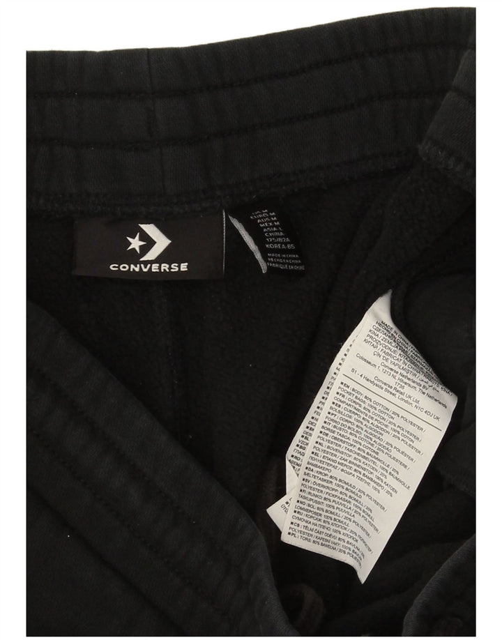 Ανδρική φόρμα Converse Graphic Παντελόνι Joggers Μεσαίο μαύρο βαμβακερό
