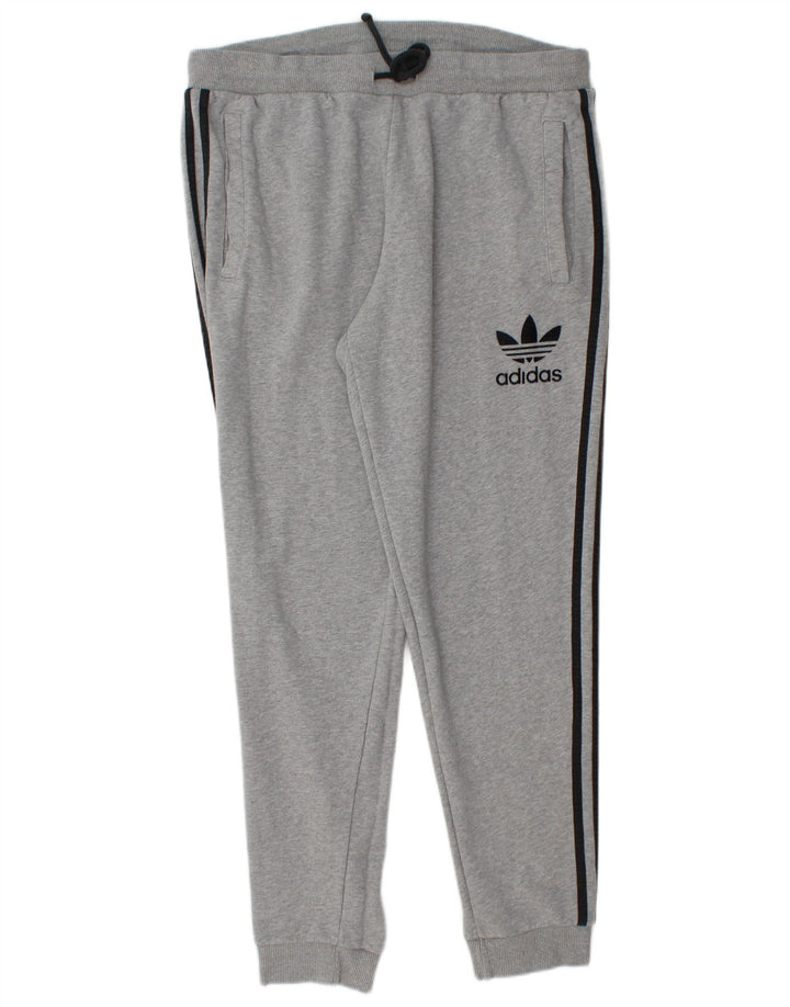 Ανδρική φόρμα ADIDAS Παντελόνι Joggers XL Γκρι βαμβακερό