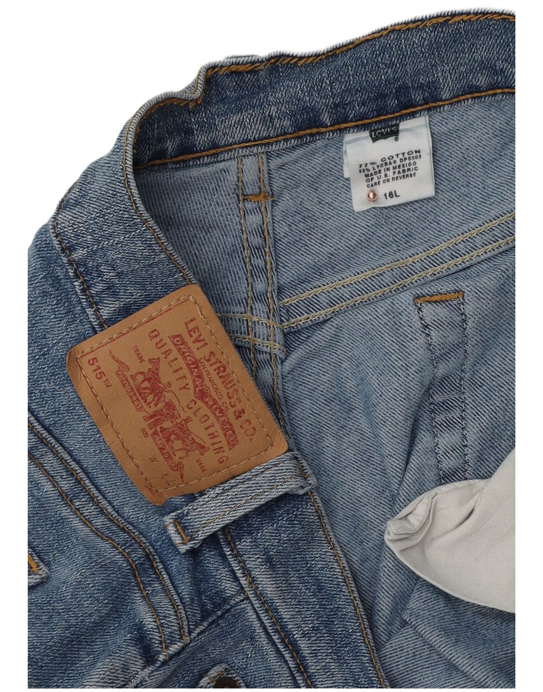 Levi's Womens 515 Bootcut Jeans US 16 2XL W36 L32 Μπλε βαμβακερό