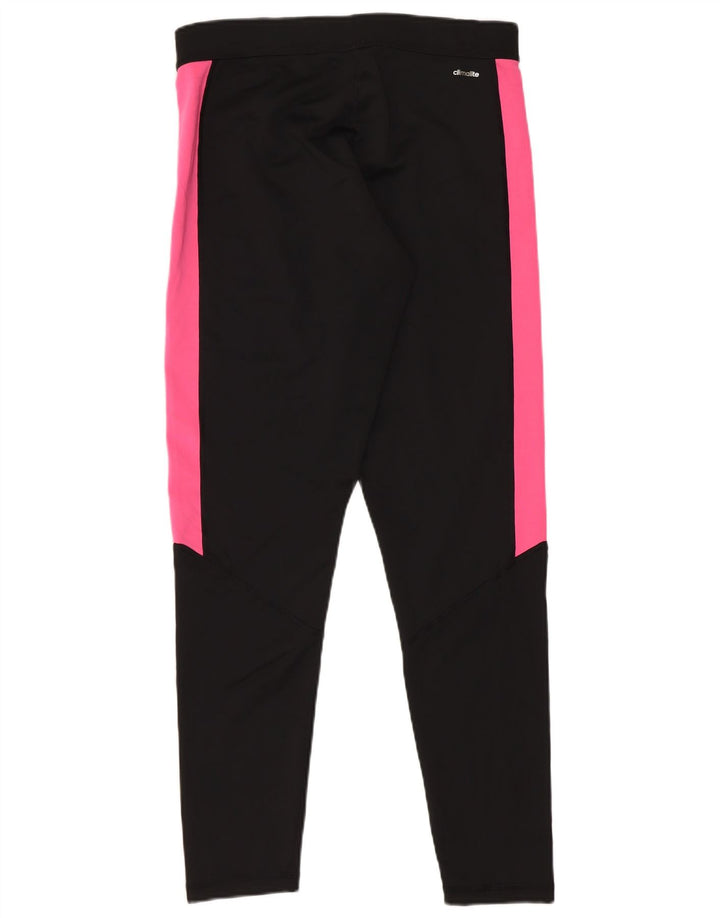 Γυναικεία γραφικά κολάν Adidas UK 12/14 Medium Black Colourblock