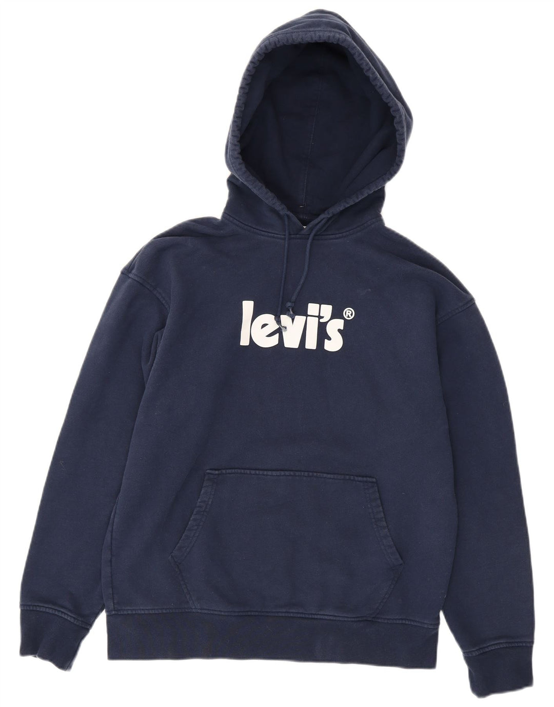 Ανδρικό Levi's Relaxed Graphic Hoodie Jumper Μεσαίο μπλε ναυτικό βαμβακερό