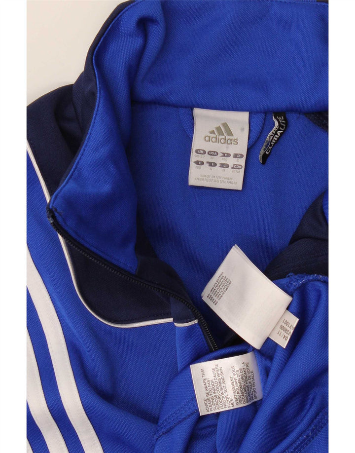 Ανδρική φόρμα αθλητικής φόρμας Adidas Climalite Top Medium Blue Colourblock