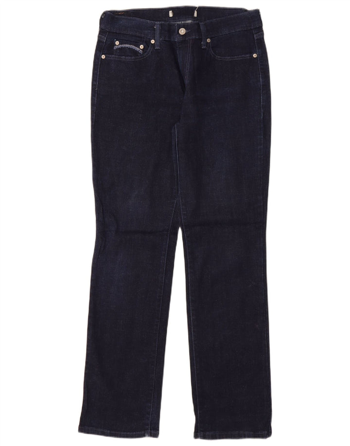 LEVI'S Γυναικείο ίσιο τζιν US 8 Medium W29 L32 Navy Blue Cotton