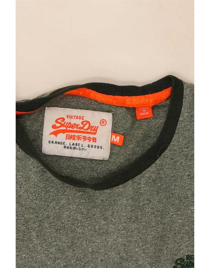 Ανδρικό T-Shirt Superdry Top Μεσαίο πράσινο βαμβακερό