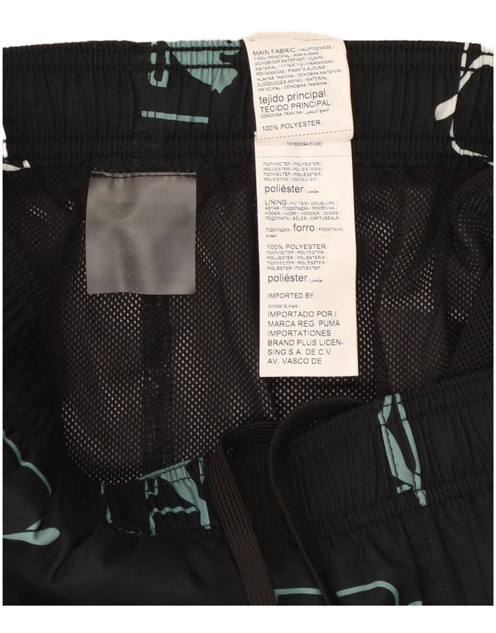 Ανδρικά γραφικά αθλητικά σορτς Puma Small Black Polyester Sports