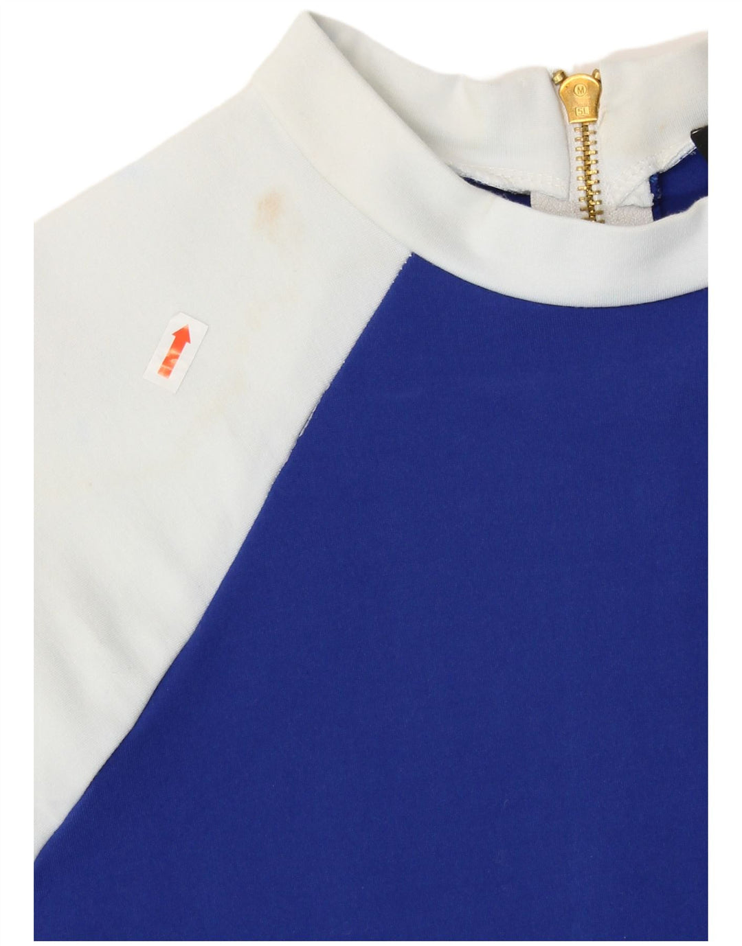 KAREN MILLEN Γυναικείο Bodycon Φόρεμα UK 12 Medium Blue Colorblock Μοντέρνο