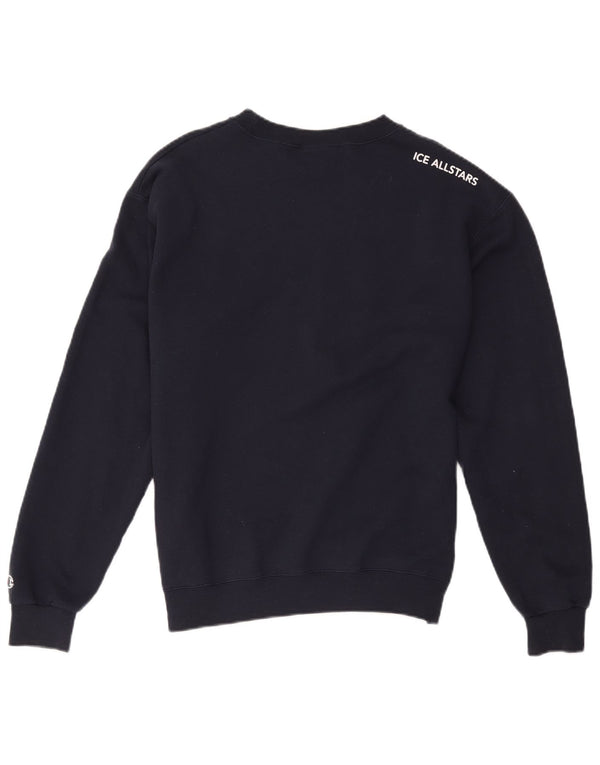 Ανδρικό γραφικό φούτερ Champion Jumper Medium Navy Blue Cotton