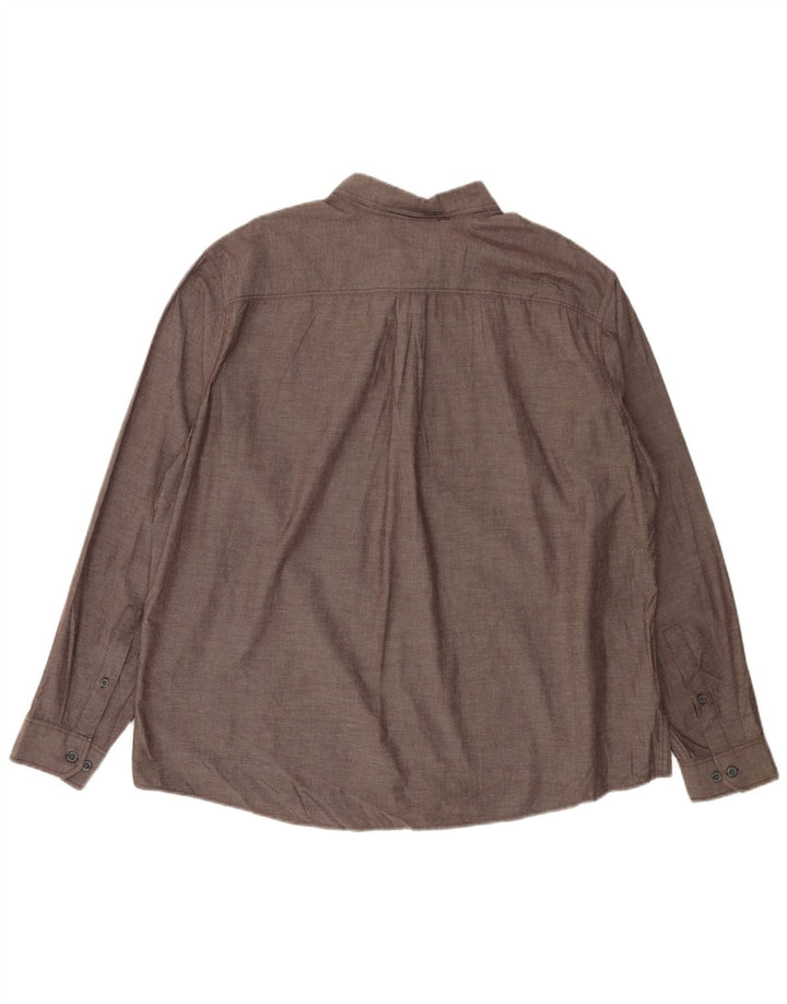 Eddie Bauer Ανδρικό πουκάμισο Classic Fit 2XL Γκρι βαμβακερό