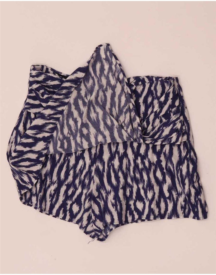 Zara Γυναικείο Skort Large W30 Purple Ikat Viscose