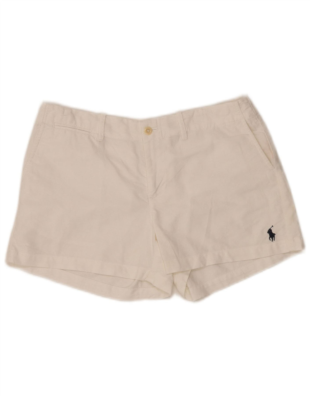 Γυναικείο σορτς Chino Ralph Lauren US4 Small W30 λευκό βαμβακερό