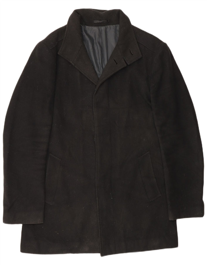 Marks & Spencer Ανδρικό παλτό UK 36 Small Black Polyester
