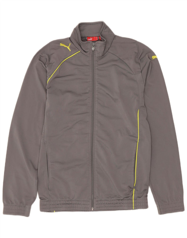 Μπουφάν PUMA Boys αθλητική φόρμα 13-14 ετών Γκρι Πολυεστέρας