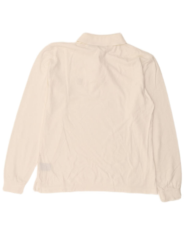 Fila Ανδρικό μακρυμάνικο μπλουζάκι πόλο IT 50 Μεσαίο λευκό βαμβακερό