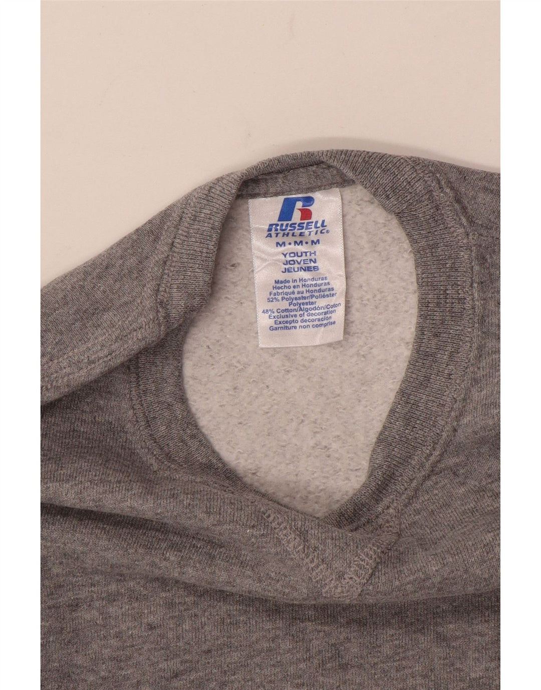 Russell Athletic Boys Φούτερ Jumper 11-12 ετών Medium Grey Flecked