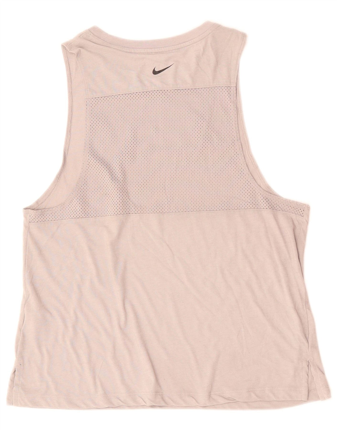 Γραφικό γιλέκο NIKE γυναικείο Dri Fit UK 14 Βαμβακερό μεσαίο γκρι