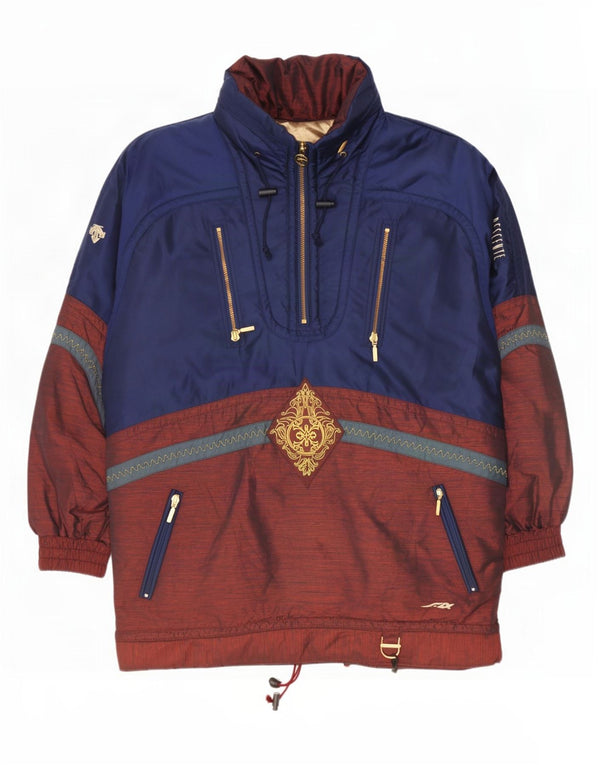 Descente Γυναικείο μπουφάν με κουκούλα σκι EU 40 Medium Navy Blue