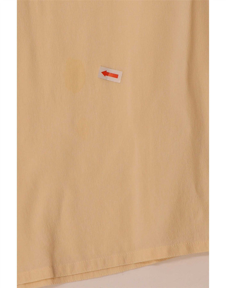 Vintage γυναικείο πουκάμισο μπλούζα UK 16 Large Beige