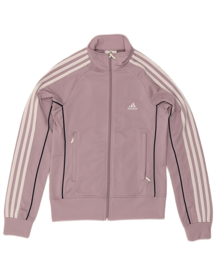 Γυναικεία αθλητική φόρμα Adidas Top Jacket UK 10 Small Purple Polyester