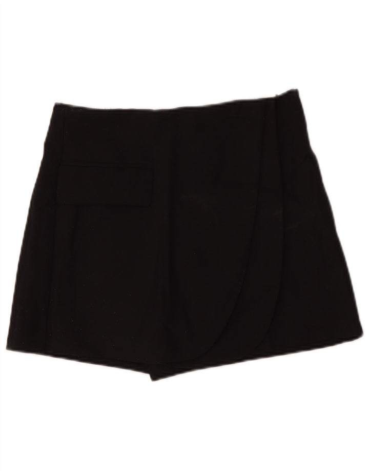 Zara Γυναικείο σορτς Casual Small W26 μαύρο πολυεστέρα