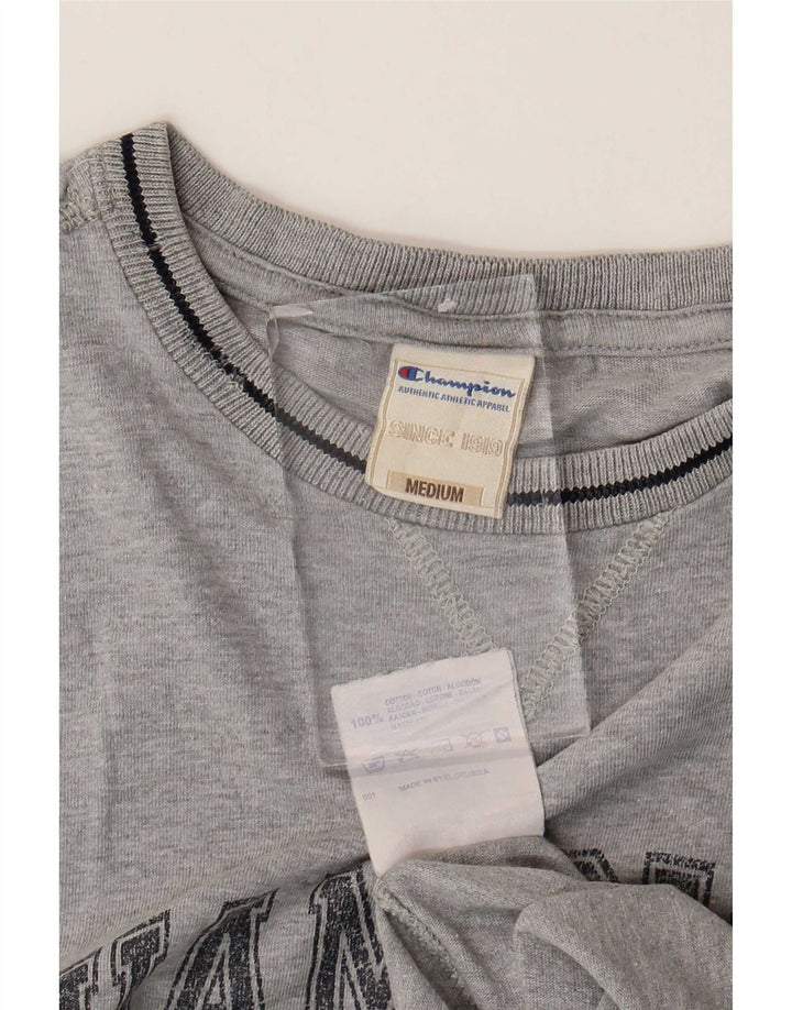 Ανδρικό γραφικό T-Shirt Champion Top Μεσαίο γκρι βαμβακερό