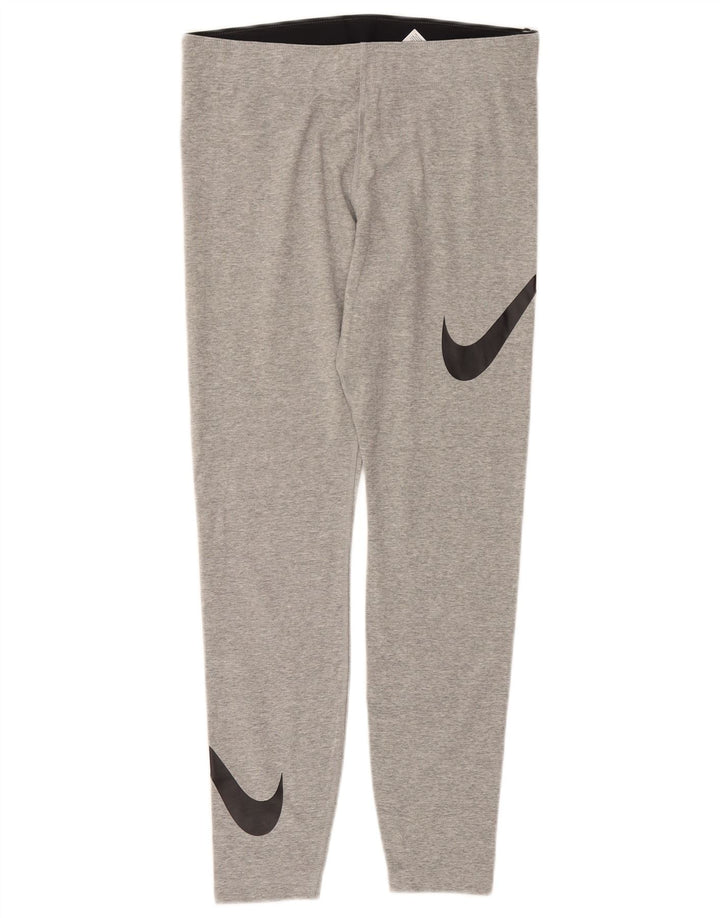 Γυναικεία γραφικά κολάν NIKE UK 14 Large Grey Cotton