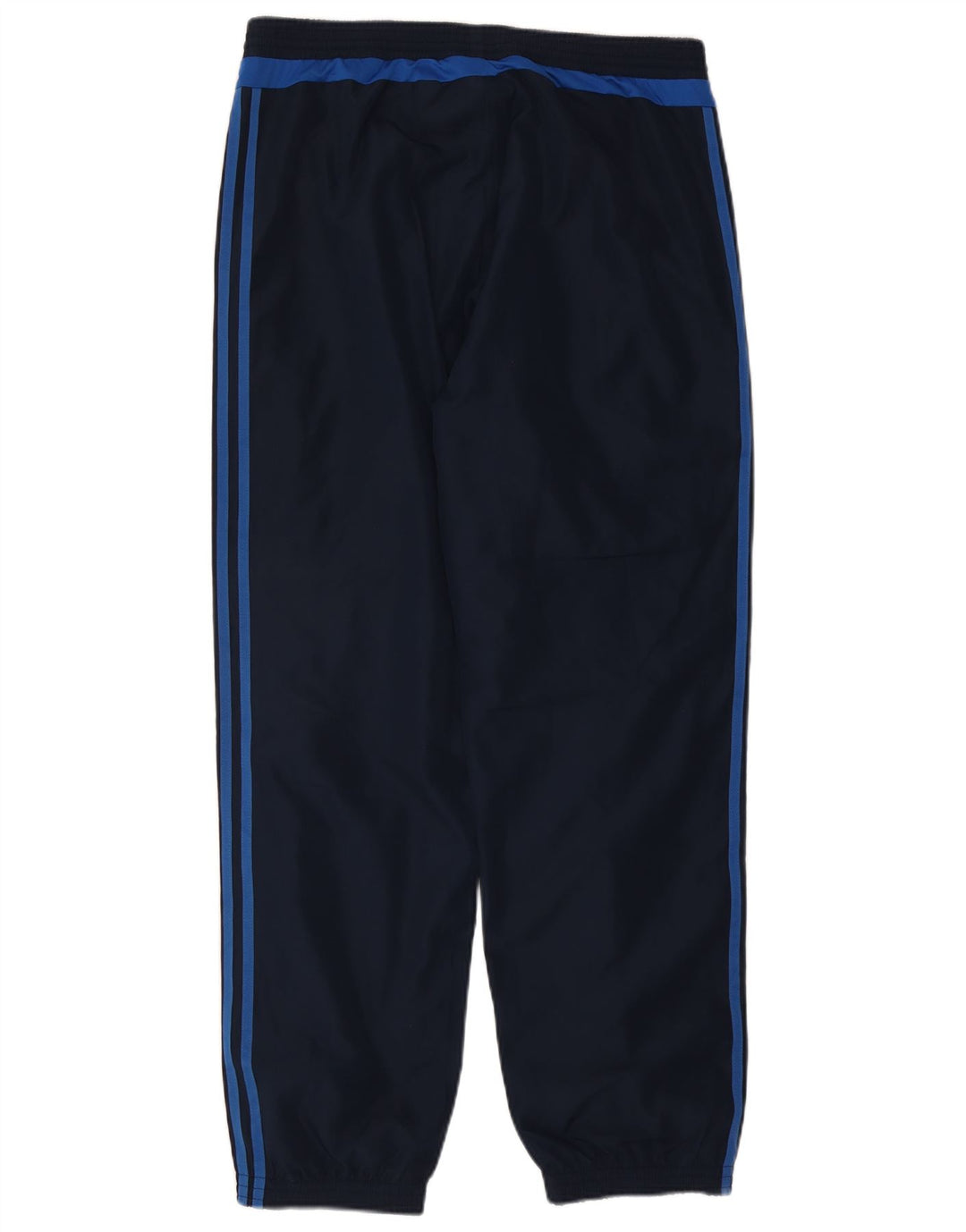 ADIDAS Mens Tracksuit Trousers Joggers Large  Navy Blue Polyester