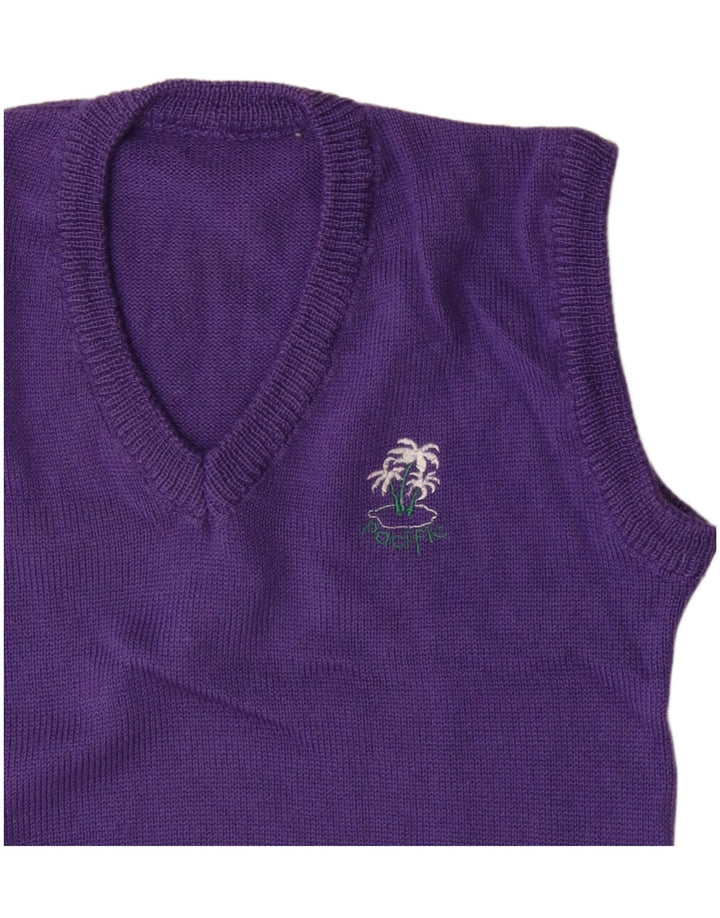 Vintage ανδρικό γιλέκο Tank Top Medium Purple