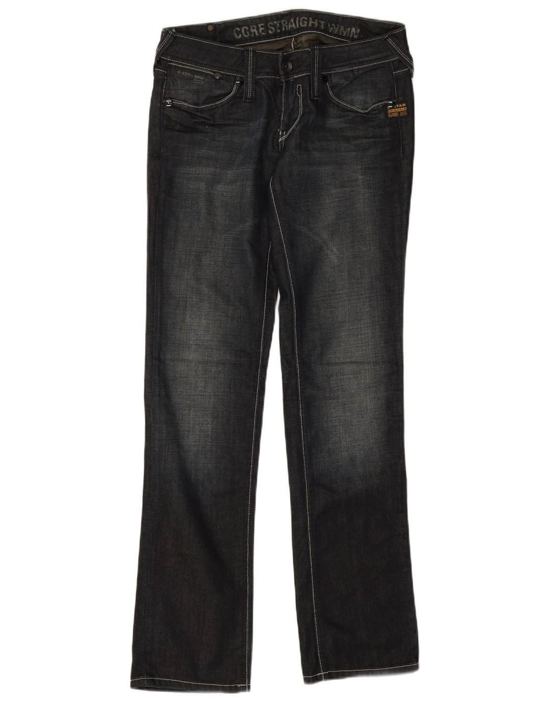 Γυναικείο ίσιο τζιν G-Star W28 L32 Navy Blue Cotton