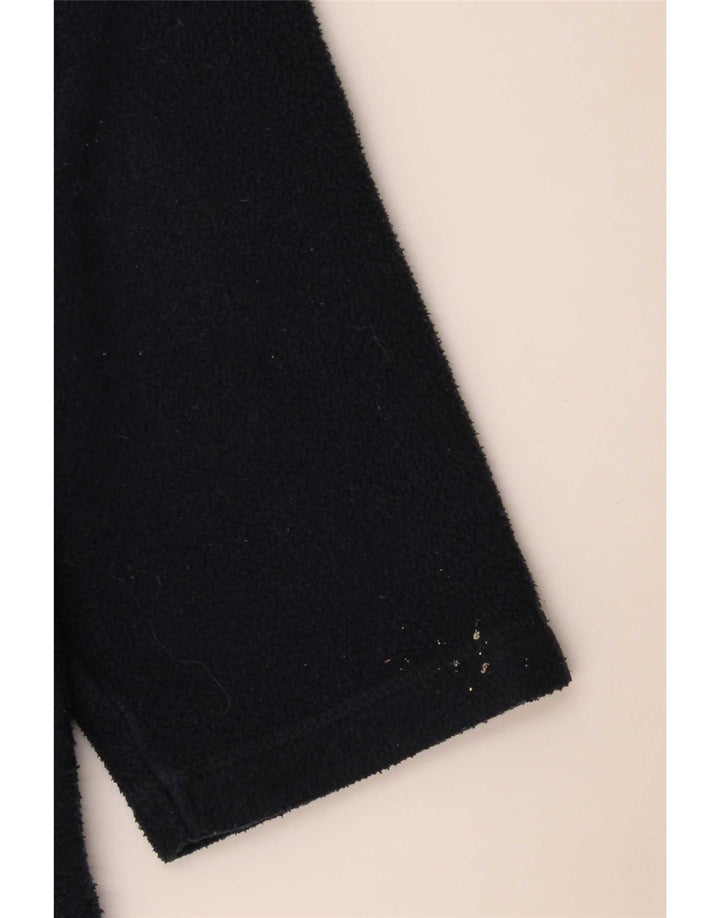 Reebok Mens Fleece Jumper Medium Navy Blue Polyester