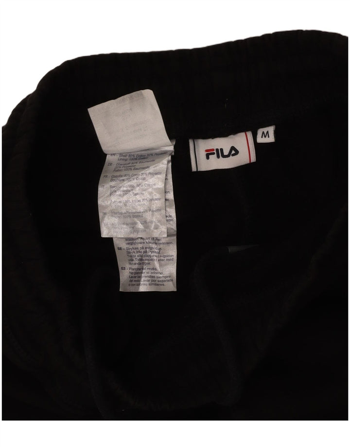 Ανδρική φόρμα FILA Graphic Παντελόνι Joggers Μεσαίο Μαύρο Βαμβακερό