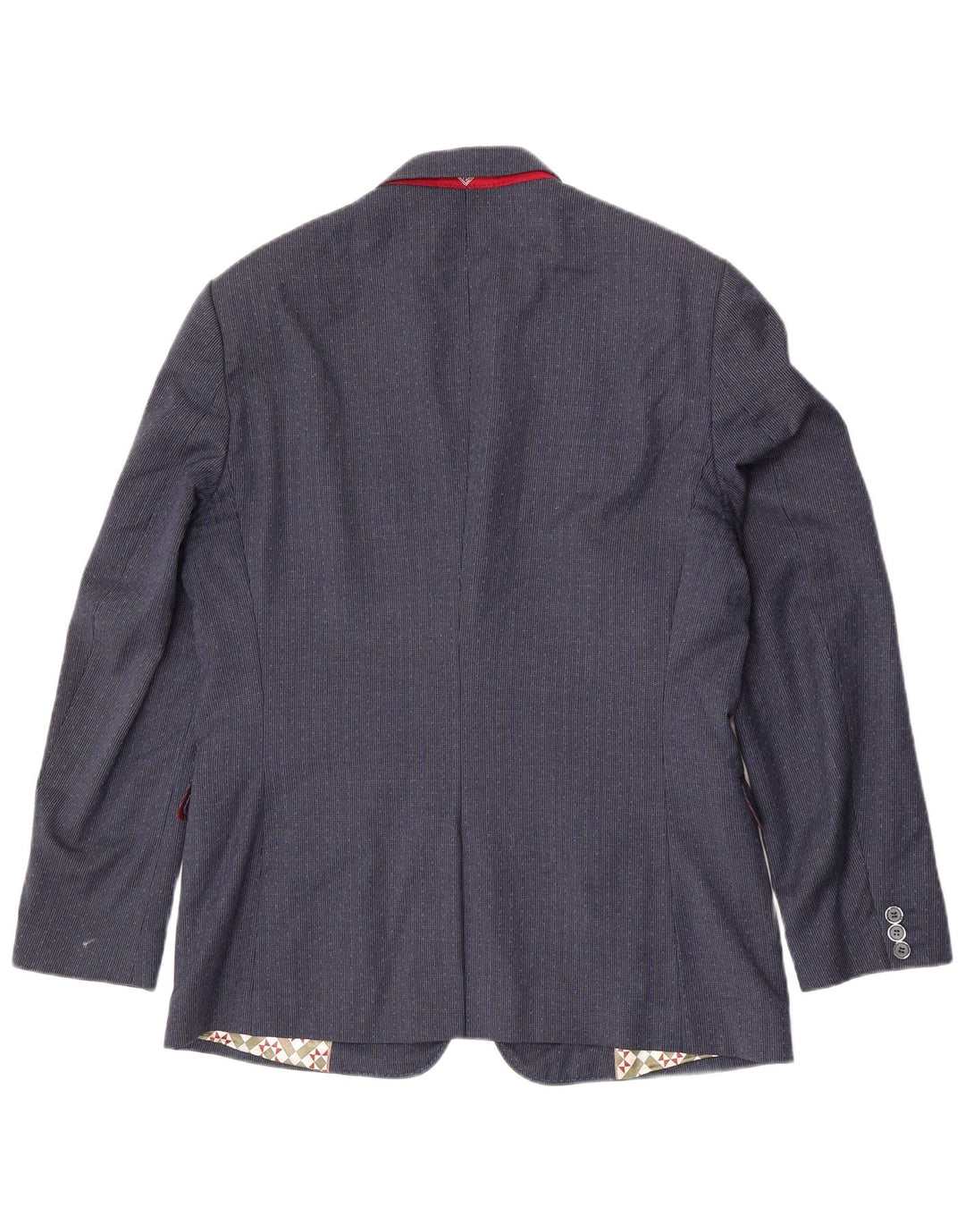 Ted Baker Ανδρικό σακάκι σακάκι με 2 κουμπιά UK 42 XL Navy Blue Houndstooth μαλλί