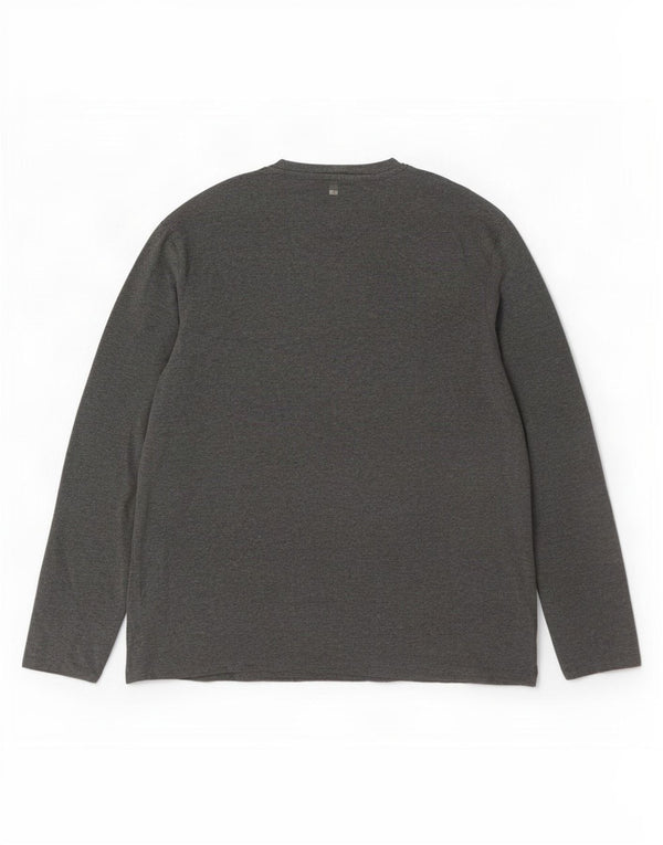 Mountain Warehouse Ανδρικό Μπλουζάκι Μακρυμάνικο 2XL Γκρι Βαμβακερό
