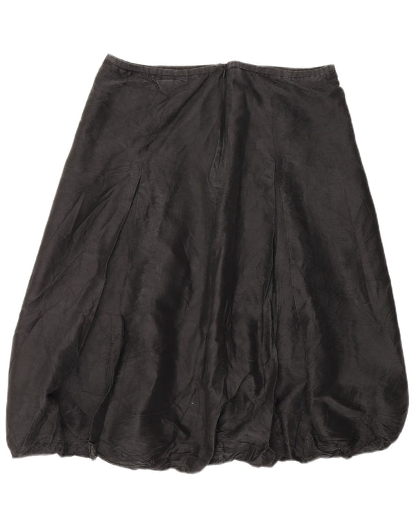 Coast Γυναικεία Bubble Φούστα UK 14 Large W32 Grey Silk