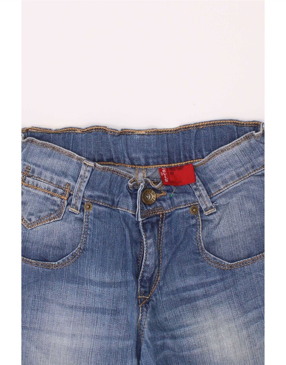 Τζιν σορτς Levi's Boys 9-10 ετών W22 Μπλε βαμβακερό