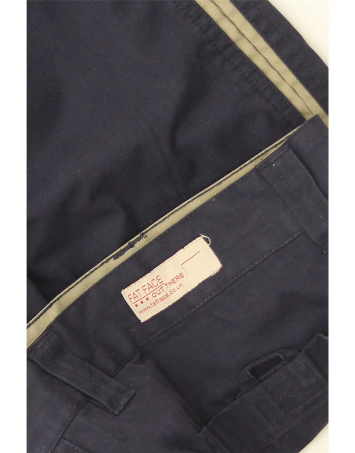 Ανδρικό casual σορτς Fat Face Large W34 Navy Blue Colourblock Πολυεστέρας