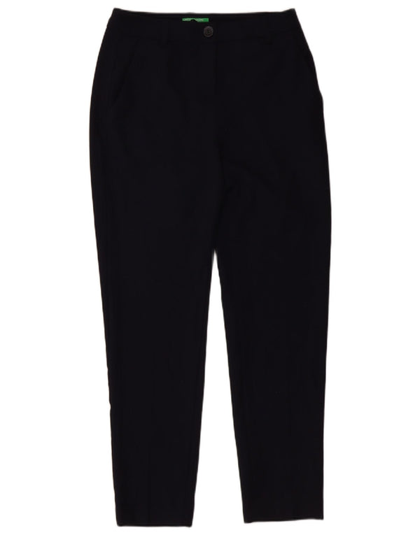 Benetton Γυναικείο Slim Suit Παντελόνι IT 38 XS W28 L26 Navy Blue Polyester