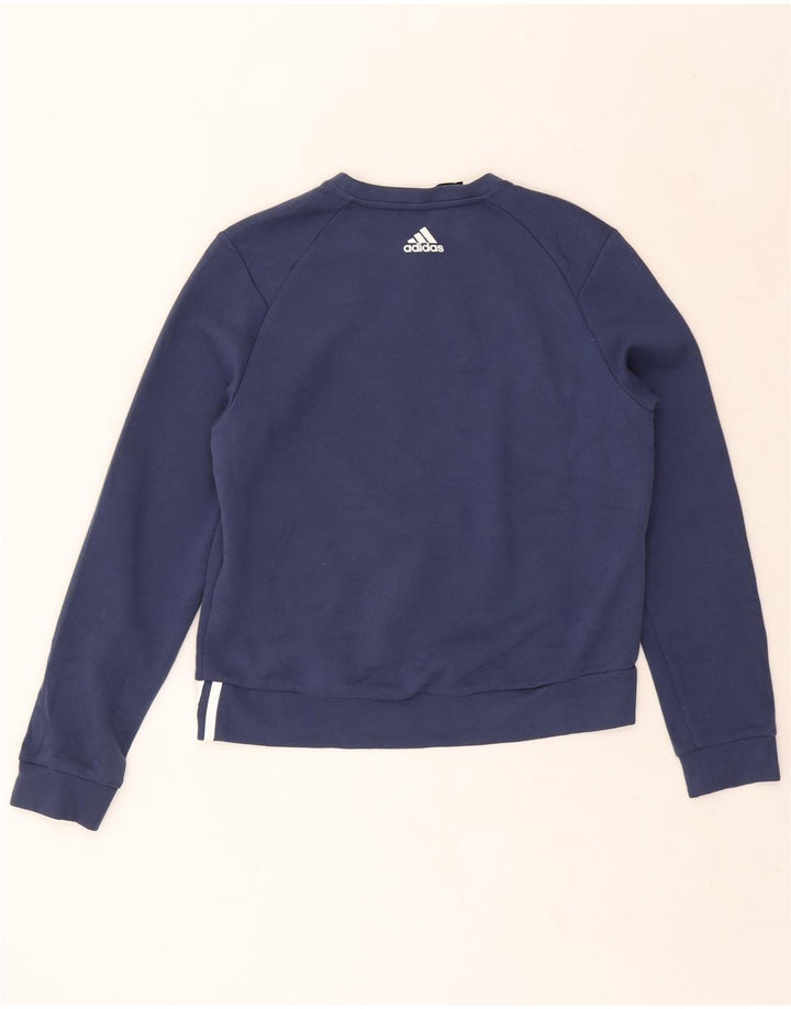 Γυναικεία φούτερ Adidas Jumper UK 12/14 Medium Navy Blue Cotton